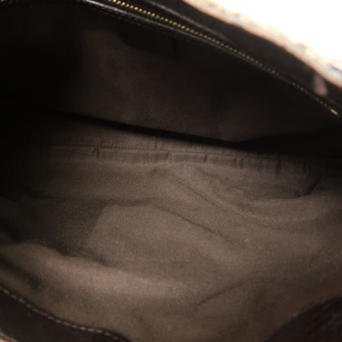 GUCCI GG GHW Horsebit Bag Shoulder Bag Canvas Brown