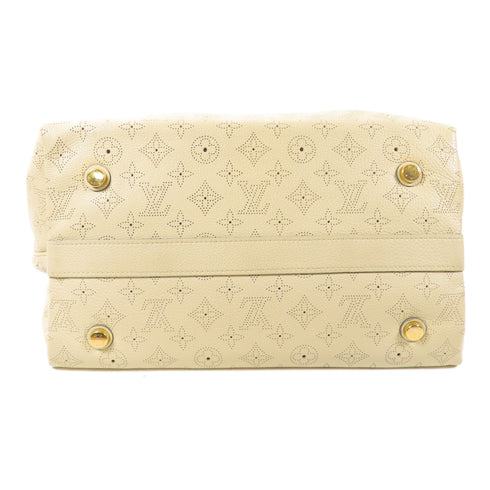 LOUIS VUITTON LV GHW Cirrus MM Handbag M93078 Monogram Mahina Beige