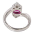 JEWELRY Ruby Diamond Ring PT900 Platinum US#5