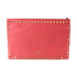 VALENTINO GHW Pouch Clutch Bag BFH147BOL Leather Pink