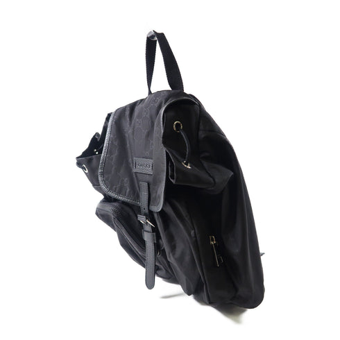 GUCCI GG SHW Backpack Rucksack Nylon 510343 Black