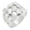 BVLGARI Lucia Diamond Ring 18KWG White Gold Used US#7.5 BVLGARI#55
