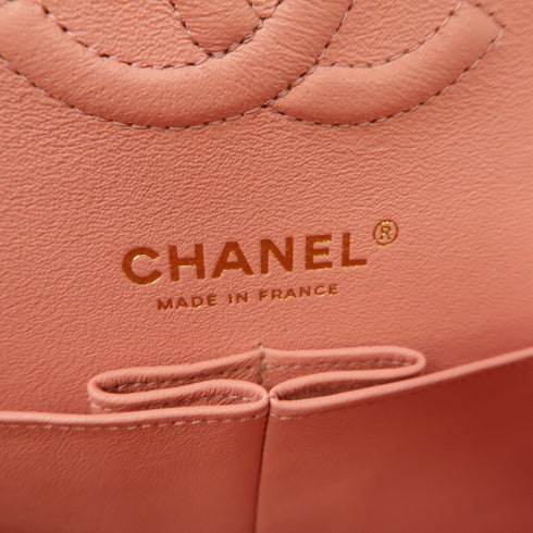 CHANEL Quilted CC GHW Classic Chain Shoulder Bag A01113 Lambskin Leather Pink