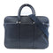 BALLY SHW 2way Shoulder Bag Business Bag Calfskin Leather Navy