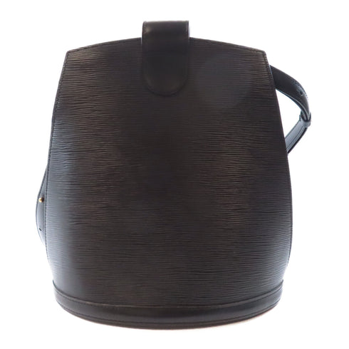 LOUIS VUITTON LV GHW Cluny Shoulder Bag M52252 Epi Leather Black