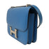 HERMES PHW Constance Mini Shoulder Bag Epsom Leather Blue Izmir
