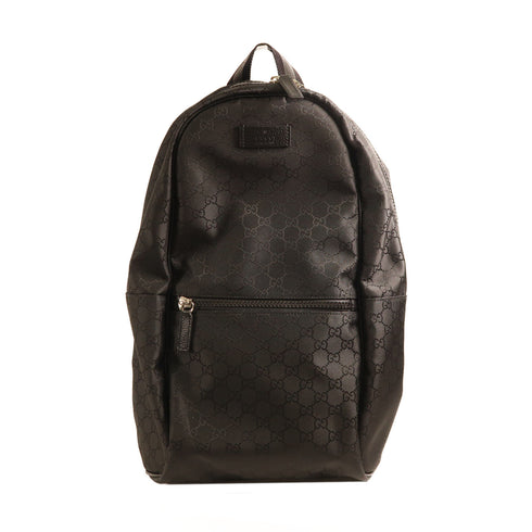 GUCCI GG SHW Backpack Rucksack 449181 Canvas Black