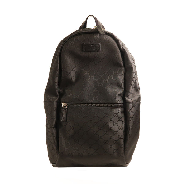 GUCCI GG SHW Backpack Rucksack 449181 Canvas Black