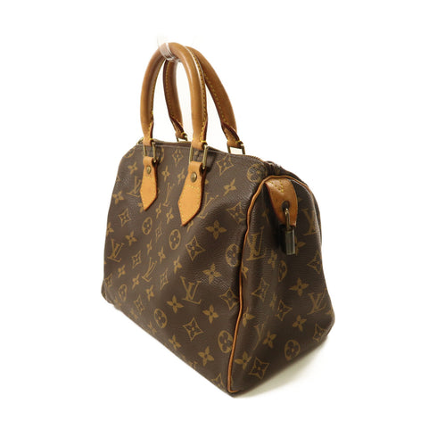 LOUIS VUITTON LV GHW Speedy 25 Hand Bag M41528 Monogram Brown v2