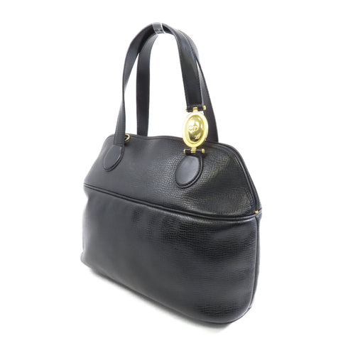 Christian Dior CD GHW Handbag Calfskin Leather Black