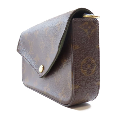 LOUIS VUITTON LV GHW Felicie & Go Shoulder Bag M80091 Monogram Brown