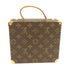 LOUIS VUITTON LV GHW Flower Hatman Murakami Takashi Jewelry Box Monogram Brown