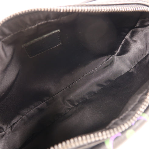 LOUIS VUITTON Comet Messenger PM Shoulder Bag M22495 Calfskin Black/Multicolor