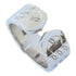 CARTIER Anniversary Logo Ring 18K White Gold Cartier#53 US#6.25