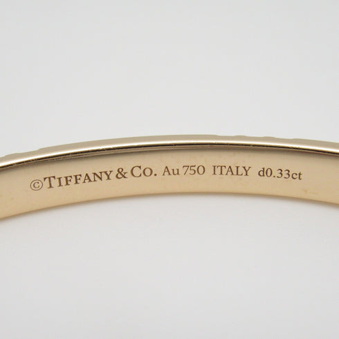 TIFFANY&CO Atlas x Closed Narrow Hinged Bangle 68174163 0.33ct Diamond 18KPG