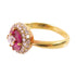 FINE JEWELRY 0.81ct Ruby 0.88ct Diamond Ring US#8.75 18K Yellow Gold