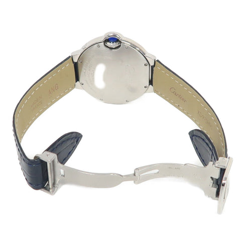 CARTIER Ballon Bleu Moonphase Automatic Watch WSBB0020 Steel Silver