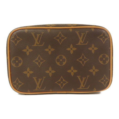 LOUIS VUITTON LV GHW Nice Mini Vanity Bag HandBag M44495 Monogram Brown v1