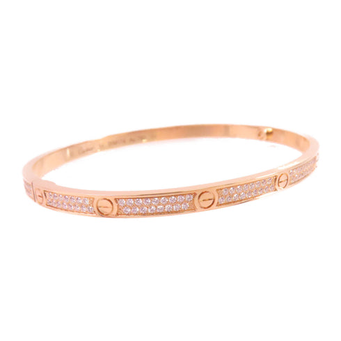 CARTIER Diamond Love Bracelet #18 N6710717 18K Rose Gold