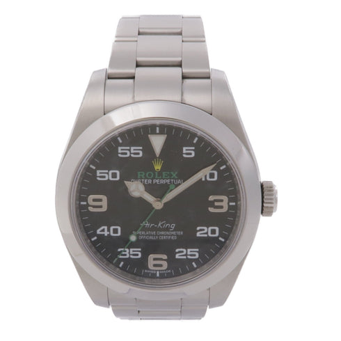 ROLEX Air King 116900 Automatic Watch Stainless Steel Black