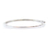 FINE JEWELRY 0.755ct Diamond Bangle 18K White Gold #16.25cm