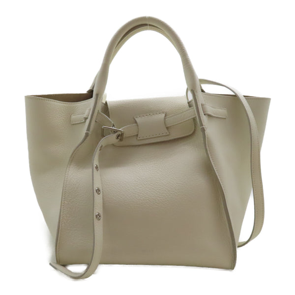 CELINE SHW 2 Way Shoulder Bag 183313A4U.01IC Calfskin Leather White