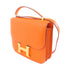 HERMES GHW Constance Mini Shoulder Bag Veau Epsom Leather Orange
