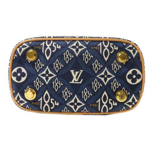 LOUIS VUITTON GHW Since 1854 Vanity NV 2 Way Bag M57403 Monogram Jacquard Blue