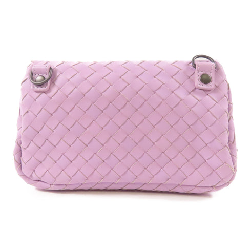 BOTTEGA VENETA Chain Shoulder Bag B0402364IP Calfskin Leather Purple