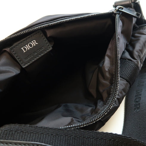 Dior HOMME Nylon Saddle Messenger Nylon Black