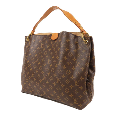 LOUIS VUITTON LV GHW Graceful MM Shoulder Bag M43704 Monogram Brown