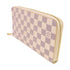 LOUIS VUITTON LV GHW Zippy Organizer Long Wallet N60012 Damier Azur White