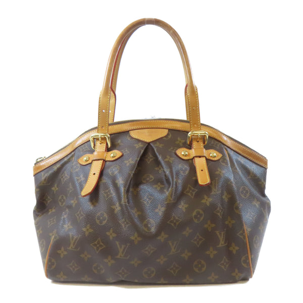 LOUIS VUITTON LV GHW Tivoli GM Shoulder Handbag M40144 Monogram Brown v1
