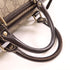 GUCCI GG GHW Boston Bag Handbag 193603 Coated Canvas Brown