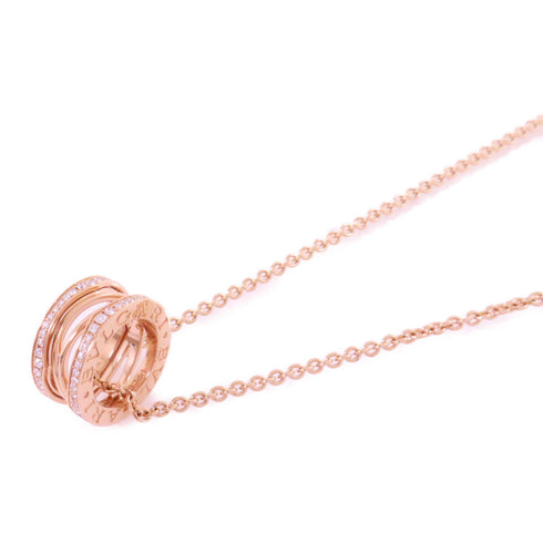 BVLGARI B.Zero1 Diamond Necklace PPL1ES 18K Rose Gold