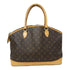 LOUIS VUITTON LV GHW Lockit Horizontal Shoulder Bag M40104 Monogram Brown