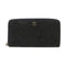CHANEL CC SHW Zip Long Wallet Coated Canvas Navy