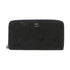 CHANEL CC SHW Zip Long Wallet Coated Canvas Navy
