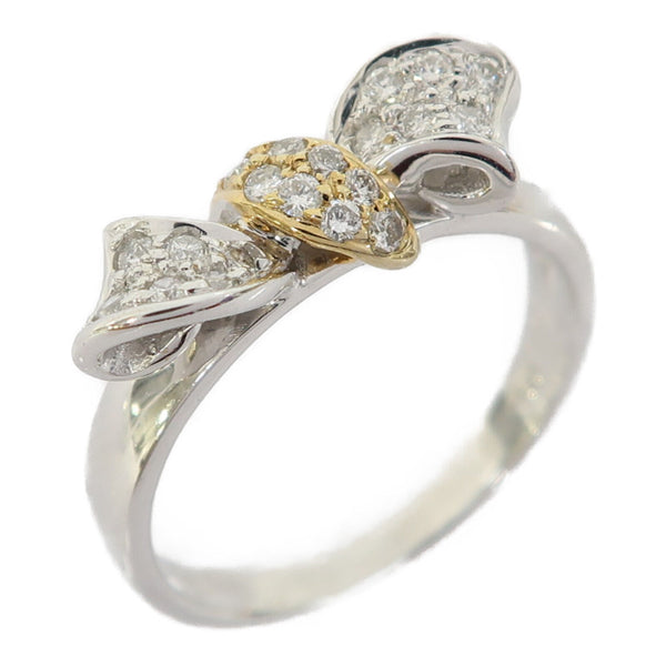 Fine Jewelry Diamond Ring 3.5g 18K White Gold US#6.25