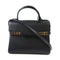 DELVAUX GHW Delvaux Tempete MM 2 Way Bag Calfskin Leather Black
