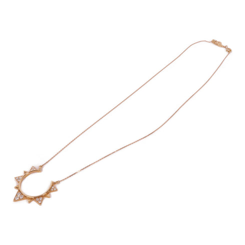 JEWELRY Diamond Necklace 18K Pink Gold