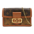 LOUIS VUITTON LV GHW Dauphine Chain Wallet Shoulder Bag M68746 Monogram Brown