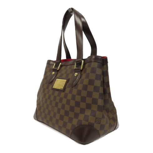 LOUIS VUITTON LV GHW Hampstead PM Tote Bag N51205 Damier Ebene Brown v1