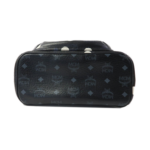 MCM SHW Backpack Rucksack Leather Black