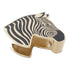 HERMES Zebra Scarf Ring Metal Gold