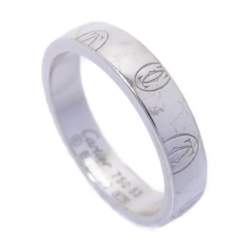 CARTIER Happy Birthday Ring 18K White Gold US#6.25 Cartier#53