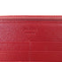 PRADA SHW Long Bifold Wallet Calfskin Leather Red