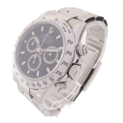 ROLEX Daytona Automatic Watch 116520/09y Stainless Steel Black