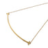 TIFFANY&CO T Smile Necklace 18K Yellow Gold