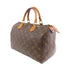 LOUIS VUITTON LV GHW Speedy 30 Boston Handbag M41108 Monogram Brown